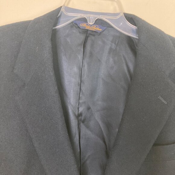 Brooks Brothers Mens Black Blazer 39 Regular 100% Camel Hair Two-Button Jacket - Picture 6 of 11